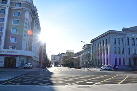 欧式建筑城市街道