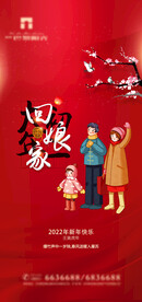 新年习俗海报