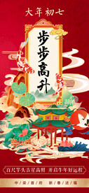 新年习俗海报