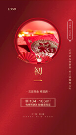 新年习俗海报