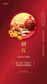新年习俗海报