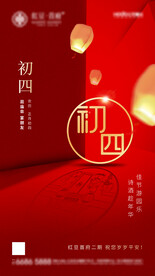 新年习俗海报