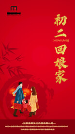 新年习俗海报