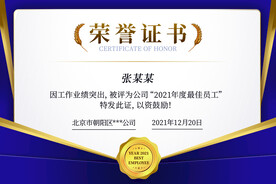 荣誉证书