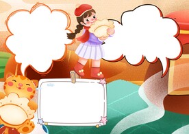 新年习俗 元宵节手抄报