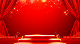 新年红色背景