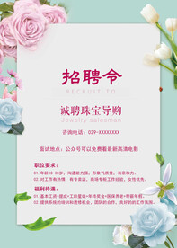 招聘海报