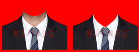 男西装证件照衣服素材