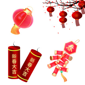 灯笼鞭炮