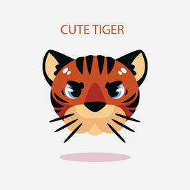 可爱虎头