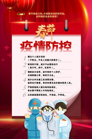 春节防疫海报