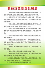 食品安全管理制度