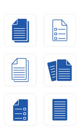 矢量文件档案资料材料icon图