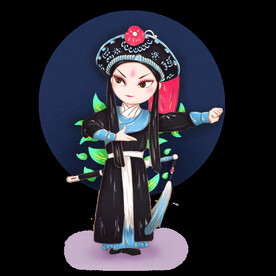 戏曲人物PNG 戏曲元素 京剧
