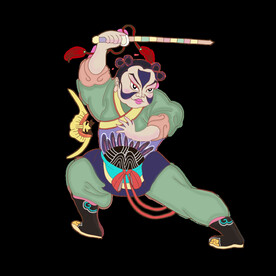 戏曲人物PNG 戏曲元素 京剧