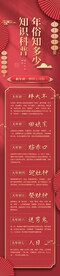 新年年俗知识微信公众号长图