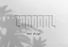 粗糙质感压纹LOGO样机