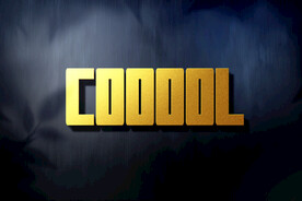 金色3D立体logo样机