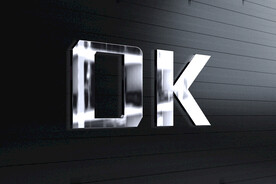 立体LOGO墙贴图样机