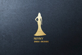 纸纹烫金质感LOGO贴图样机