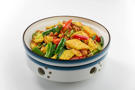 腊八豆炒荷包蛋