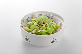 丝瓜炒蛏子