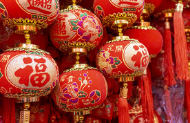大的红灯笼节日喜庆素材  