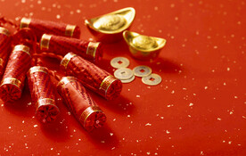 新年鞭炮元宝铜钱