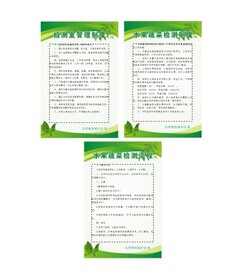 水果检测制度牌