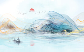 山水装饰画 