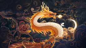 国潮神龙海报设计图片