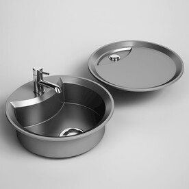 C4D模型洗碗池