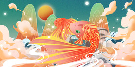  国潮海报设计图片 