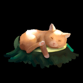 手绘卡通猫图片 