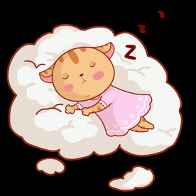 手绘卡通猫图片 