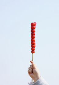 冰糖葫芦摄影图