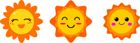 卡通太阳