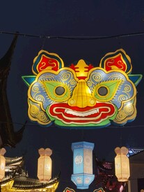 上海豫园元宵灯会老虎花灯