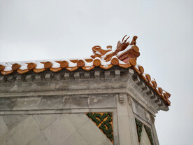 北京德寿寺复古屋檐