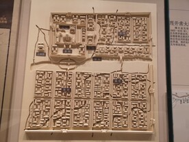 隋 运河城池模型