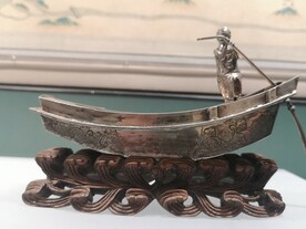 船工艺品 微缩 中国大运河博物
