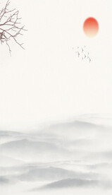 宣纸纹理中国风水墨背景
