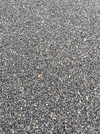 蓝色碎石子路面纹理背景