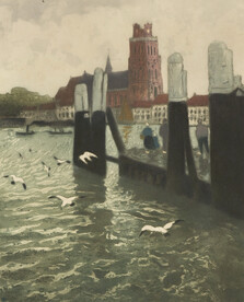 油画  