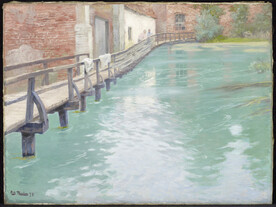 油画  