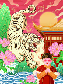 中国风古风新春海报