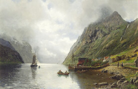 油画  