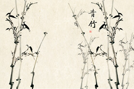 国画 中国风 古代风景 古风 