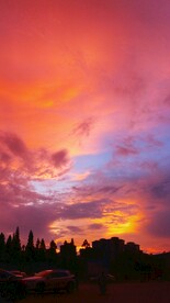 天空彩霞晚霞 