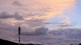 天空彩霞晚霞 